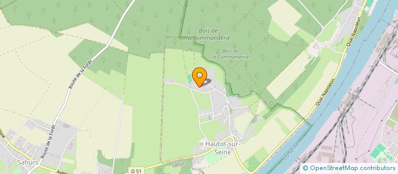 localisation de l'entreprise MADAME ALEXANDRA RAILLOT  HAUTOT-SUR-SEINE