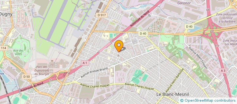 localisation de l'entreprise MADAME ALEXANDRA-RAMONA CACIULA à LE BLANC-MESNIL