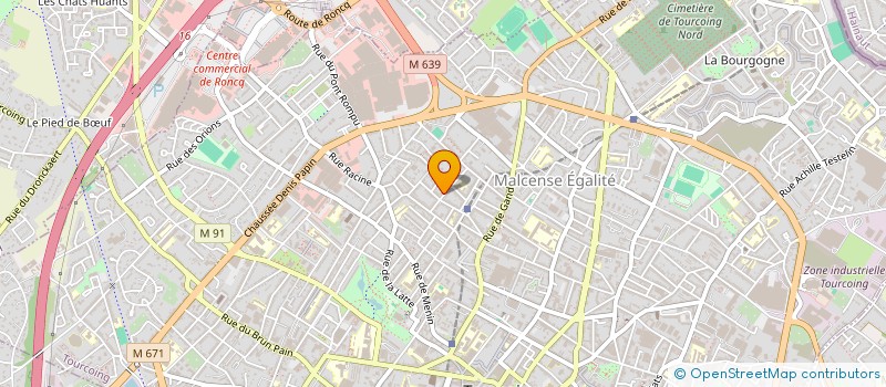 localisation de l'entreprise MADAME ALEXANDRA RAMOS  TOURCOING