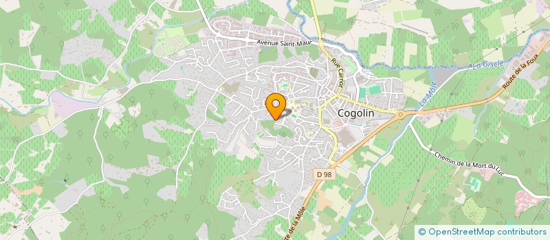 localisation de l'entreprise MADAME ALEXANDRA REDERSDORFF  COGOLIN