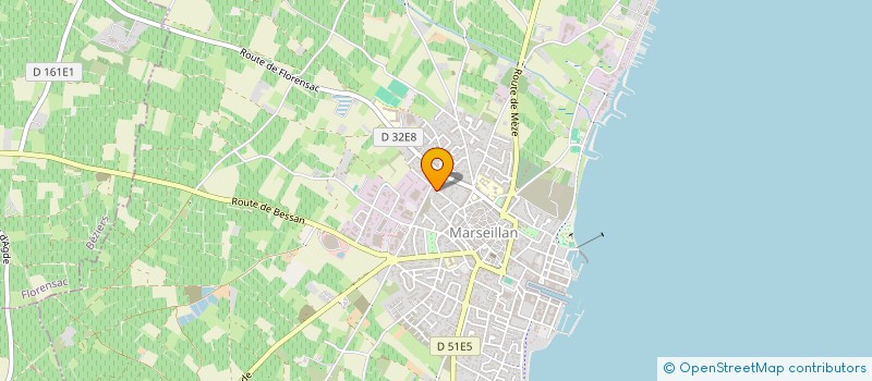 localisation de l'entreprise MADAME ALEXANDRA REGOURDAL à MARSEILLAN