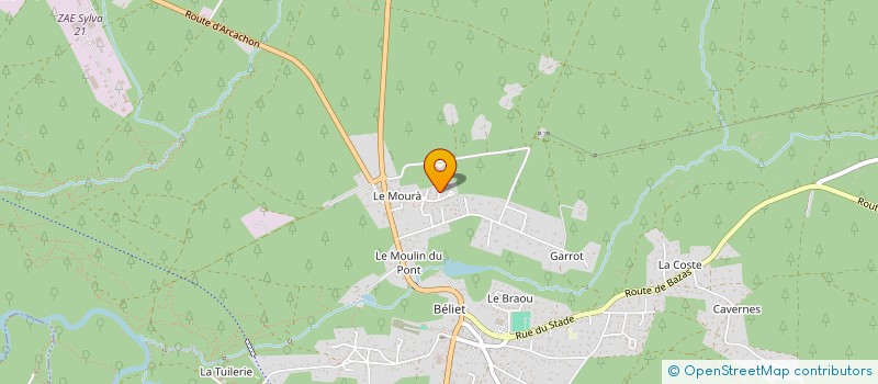 localisation de l'entreprise MADAME ALEXANDRA RENARD  BELIN-BELIET