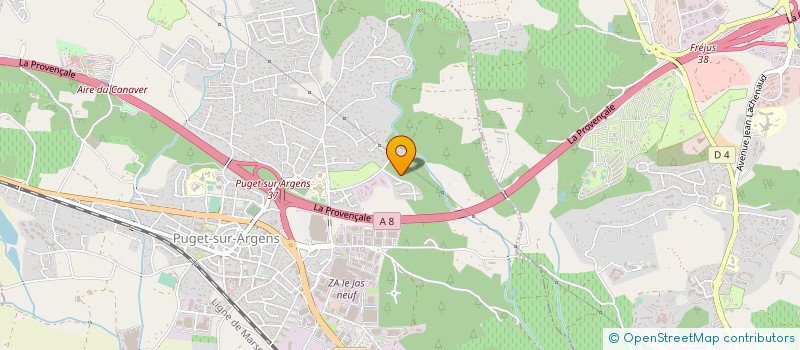 localisation de l'entreprise MADAME ALEXANDRA RETIL  PUGET-SUR-ARGENS