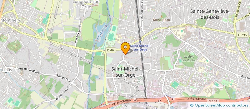 localisation de l'entreprise MADAME ALEXANDRA REVOLTE à SAINTE-GENEVIEVE-DES-BOIS