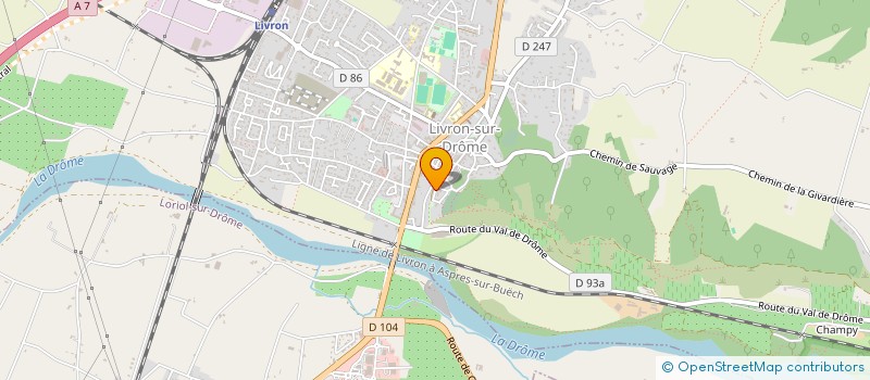 localisation de l'entreprise MADAME ALEXANDRA RIGAL à LIVRON-SUR-DROME