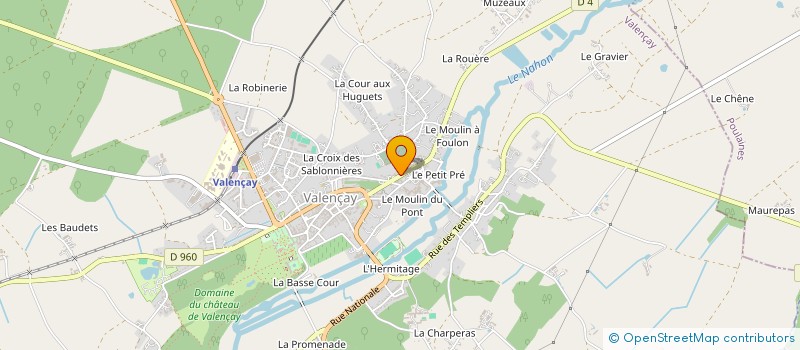 localisation de l'entreprise MADAME ALEXANDRA RINGEVAL à VALENCAY