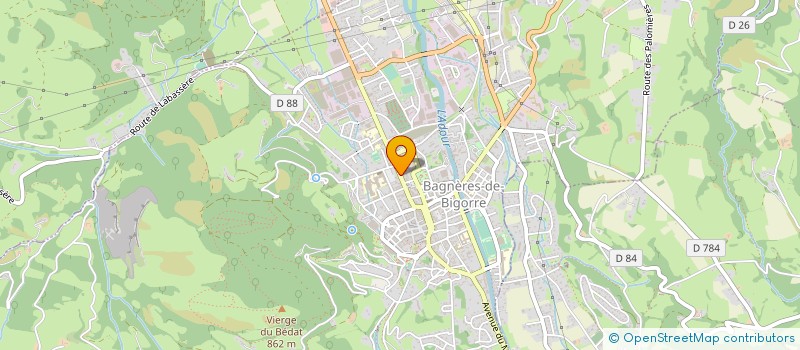 localisation de l'entreprise MADAME ALEXANDRA RIVA  BAGNERES-DE-BIGORRE