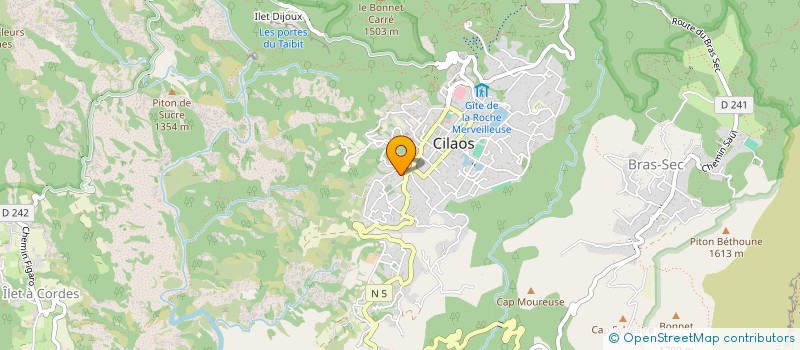 localisation de l'entreprise MADAME ALEXANDRA RIVIERE à CILAOS