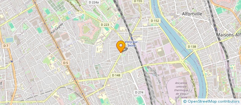 localisation de l'entreprise MADAME ALEXANDRA ROCHARD  VITRY-SUR-SEINE