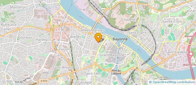 localisation de l'entreprise MADAME ALEXANDRA RODRIGUES  BAYONNE