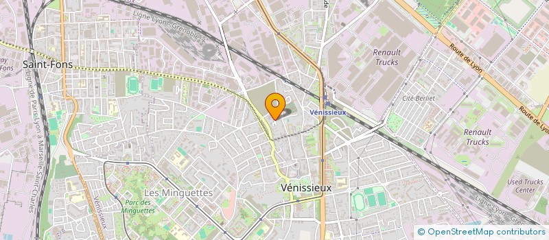 localisation de l'entreprise MADAME ALEXANDRA RODRIGUEZ  VENISSIEUX