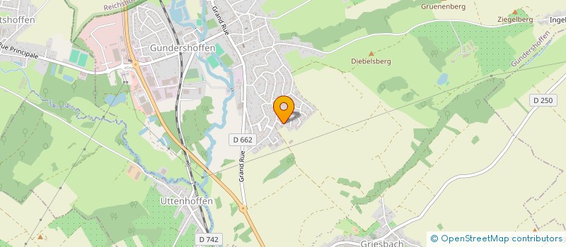 localisation de l'entreprise MADAME ALEXANDRA ROELLINGER  GUNDERSHOFFEN