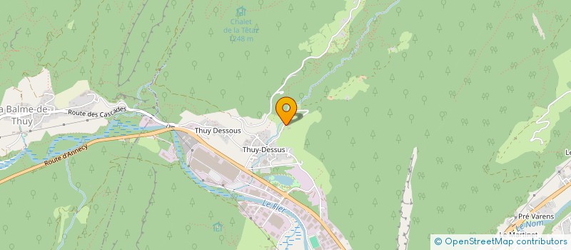 localisation de l'entreprise MADAME ALEXANDRA ROGER  THONES