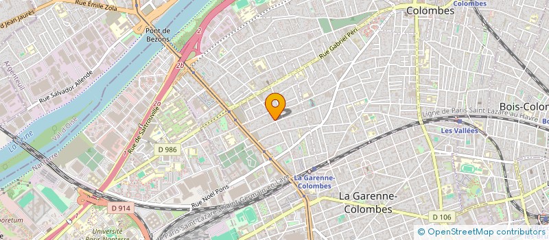 localisation de l'entreprise MADAME ALEXANDRA ROJAS QUINTERO  COLOMBES