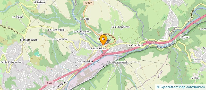 localisation de l'entreprise MADAME ALEXANDRA ROLLAT  CHABANIERE