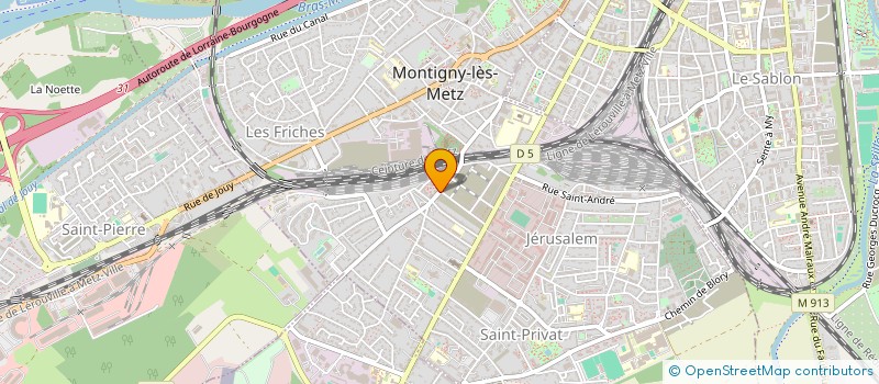 localisation de l'entreprise MADAME ALEXANDRA ROLLIN à MONTIGNY-LES-METZ
