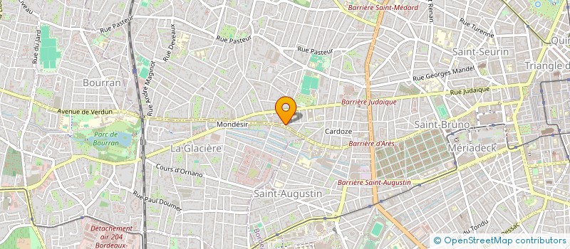 localisation de l'entreprise MADAME ALEXANDRA ROMAIN  BORDEAUX