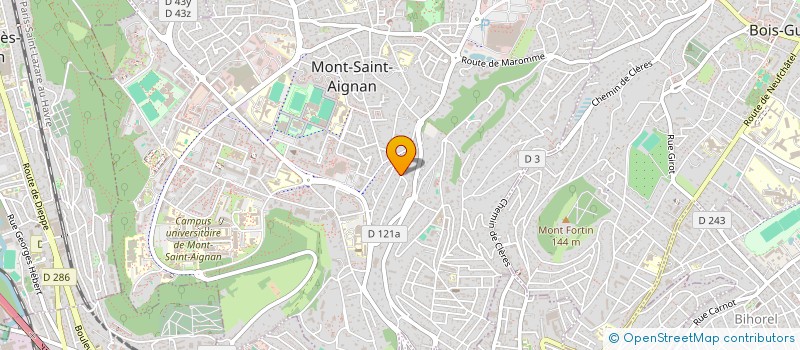 localisation de l'entreprise MADAME ALEXANDRA ROMAN  MONT-SAINT-AIGNAN