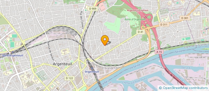 localisation de l'entreprise MADAME ALEXANDRA ROMANETTI  ARGENTEUIL