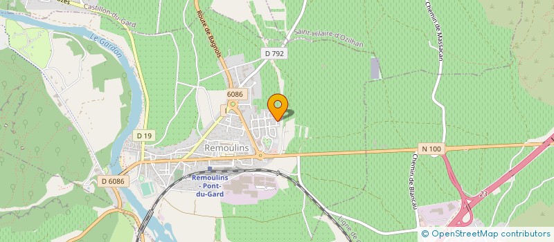 localisation de l'entreprise MADAME ALEXANDRA ROMERO à REMOULINS