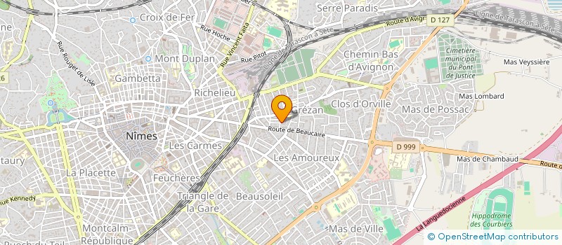 localisation de l'entreprise MADAME ALEXANDRA ROMERO  NIMES