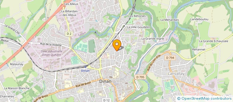 localisation de l'entreprise MADAME ALEXANDRA RONCIN  DINAN