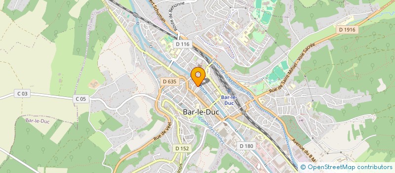 localisation de l'entreprise MADAME ALEXANDRA ROSO  BAR-LE-DUC