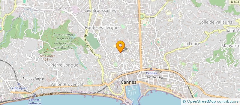localisation de l'entreprise MADAME ALEXANDRA ROTH à CANNES
