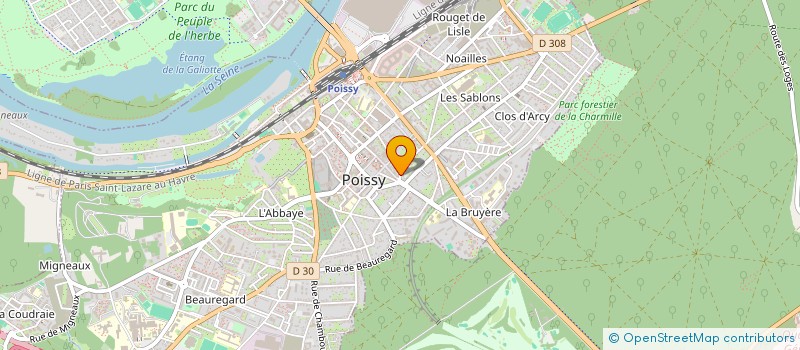 localisation de l'entreprise MADAME ALEXANDRA ROUCHERAY à POISSY