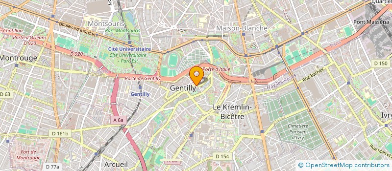 localisation de l'entreprise MADAME ALEXANDRA ROUETTE  GENTILLY