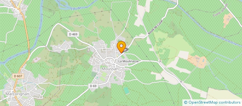 localisation de l'entreprise MADAME ALEXANDRA ROULIER  MOUSSAN