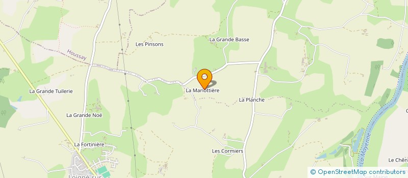 localisation de l'entreprise MADAME ALEXANDRA ROUSIER  LA ROCHE-NEUVILLE