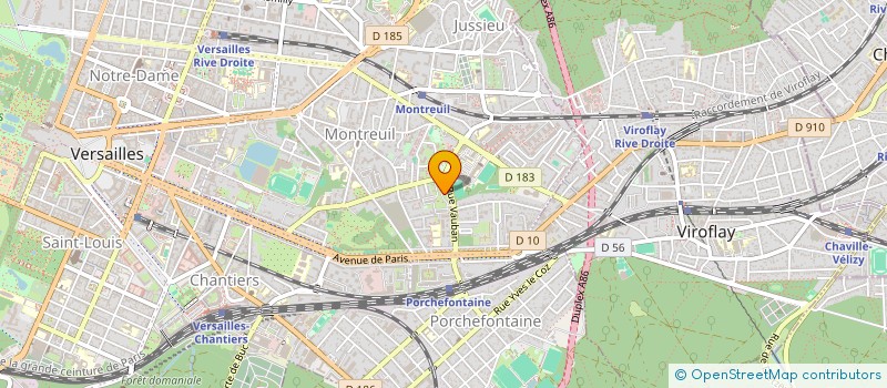 localisation de l'entreprise MADAME ALEXANDRA ROUSSEAU à VERSAILLES