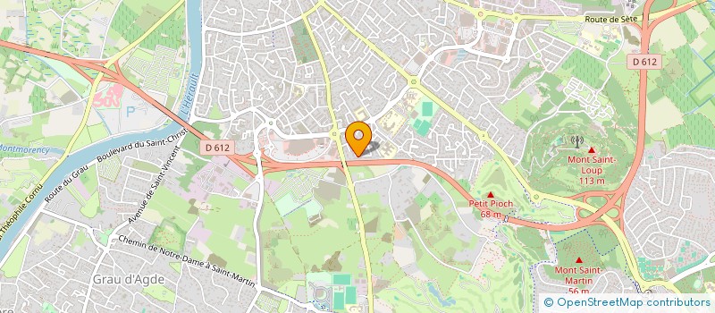 localisation de l'entreprise MADAME ALEXANDRA ROUZAIRE  AGDE