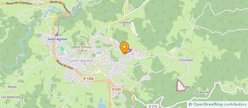 localisation de l'entreprise MADAME ALEXANDRA RUEL  SAINT-AGREVE