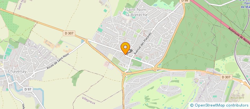 localisation de l'entreprise MADAME ALEXANDRA RUTHERFORD  SAINT-NOM-LA-BRETECHE