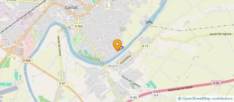 localisation de l'entreprise MADAME ALEXANDRA SABATIER  GAILLAC