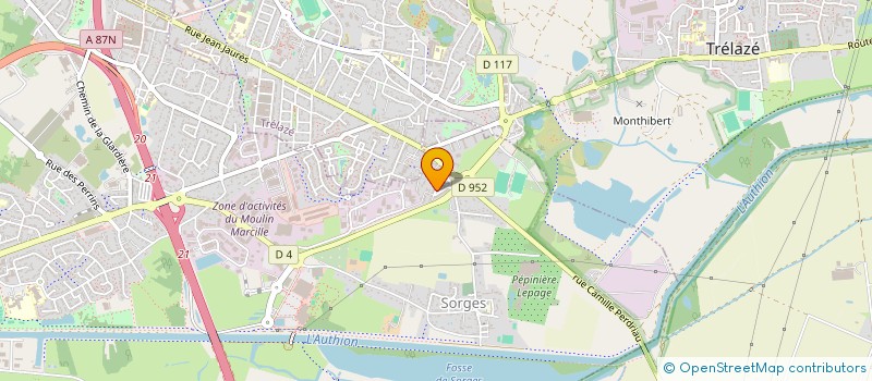 localisation de l'entreprise MADAME ALEXANDRA SALAUN  LES PONTS-DE-CE