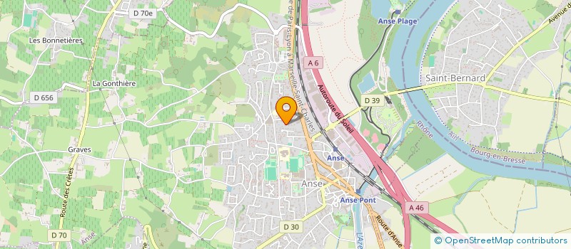 localisation de l'entreprise MADAME ALEXANDRA SALAUN  ANSE