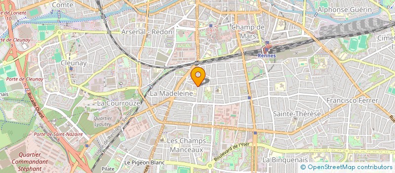 localisation de l'entreprise MADAME ALEXANDRA SALMON à RENNES