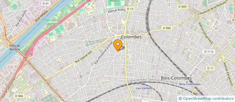 localisation de l'entreprise MADAME ALEXANDRA SANCHEZ à COLOMBES