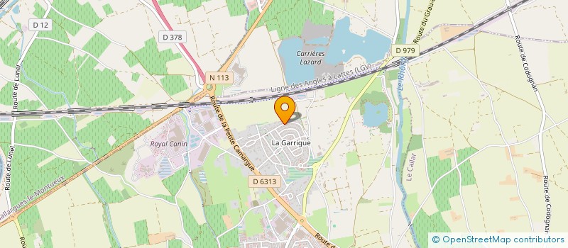 localisation de l'entreprise MADAME ALEXANDRA SANCHEZ  AIMARGUES