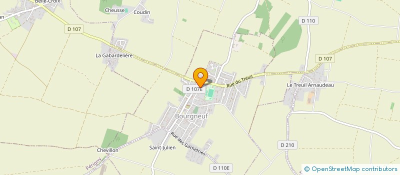 localisation de l'entreprise MADAME ALEXANDRA SANDILLON HUGON  BOURGNEUF