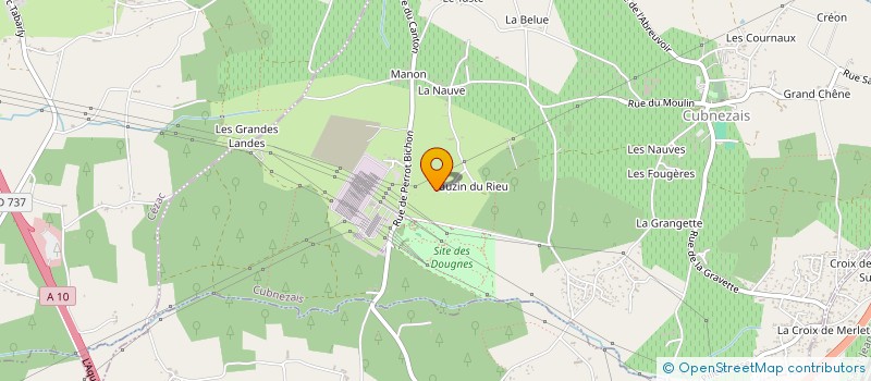 localisation de l'entreprise MADAME ALEXANDRA SANS  CUBNEZAIS