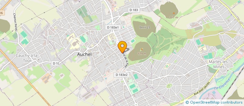 localisation de l'entreprise MADAME ALEXANDRA SAULIER  AUCHEL