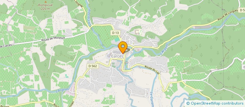 localisation de l'entreprise MADAME ALEXANDRA SCARFONE  CARCES