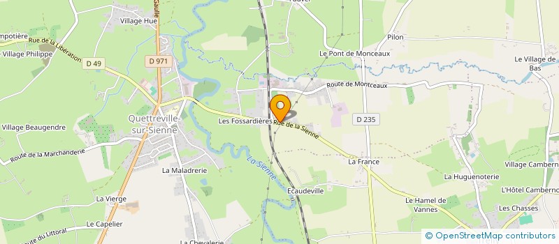 localisation de l'entreprise MADAME ALEXANDRA SERGENT  QUETTREVILLE-SUR-SIENNE