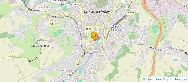 localisation de l'entreprise MADAME ALEXANDRA SILVA COIMBRA  LE PUY-EN-VELAY