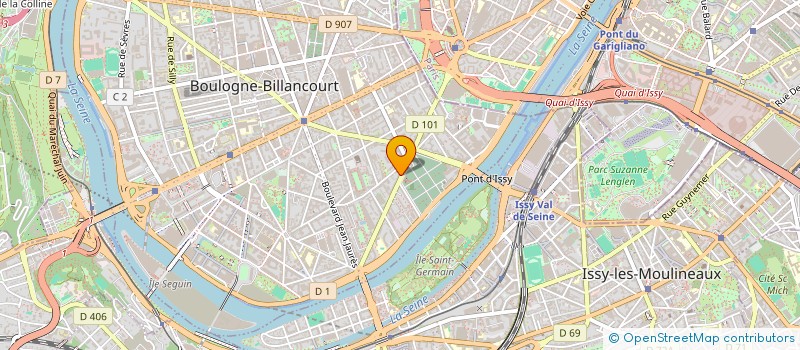 localisation de l'entreprise MADAME ALEXANDRA SIMON à BOULOGNE-BILLANCOURT