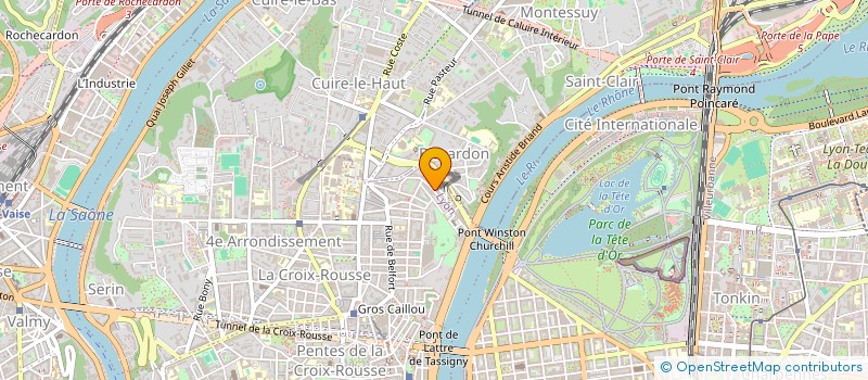 localisation de l'entreprise MADAME ALEXANDRA SIMON  LYON